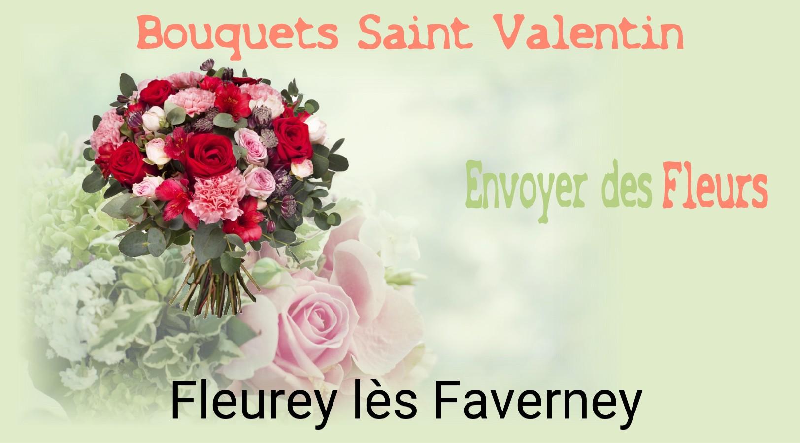 Roses de Saint-Valentin livrées à Fleurey-lès-Faverney